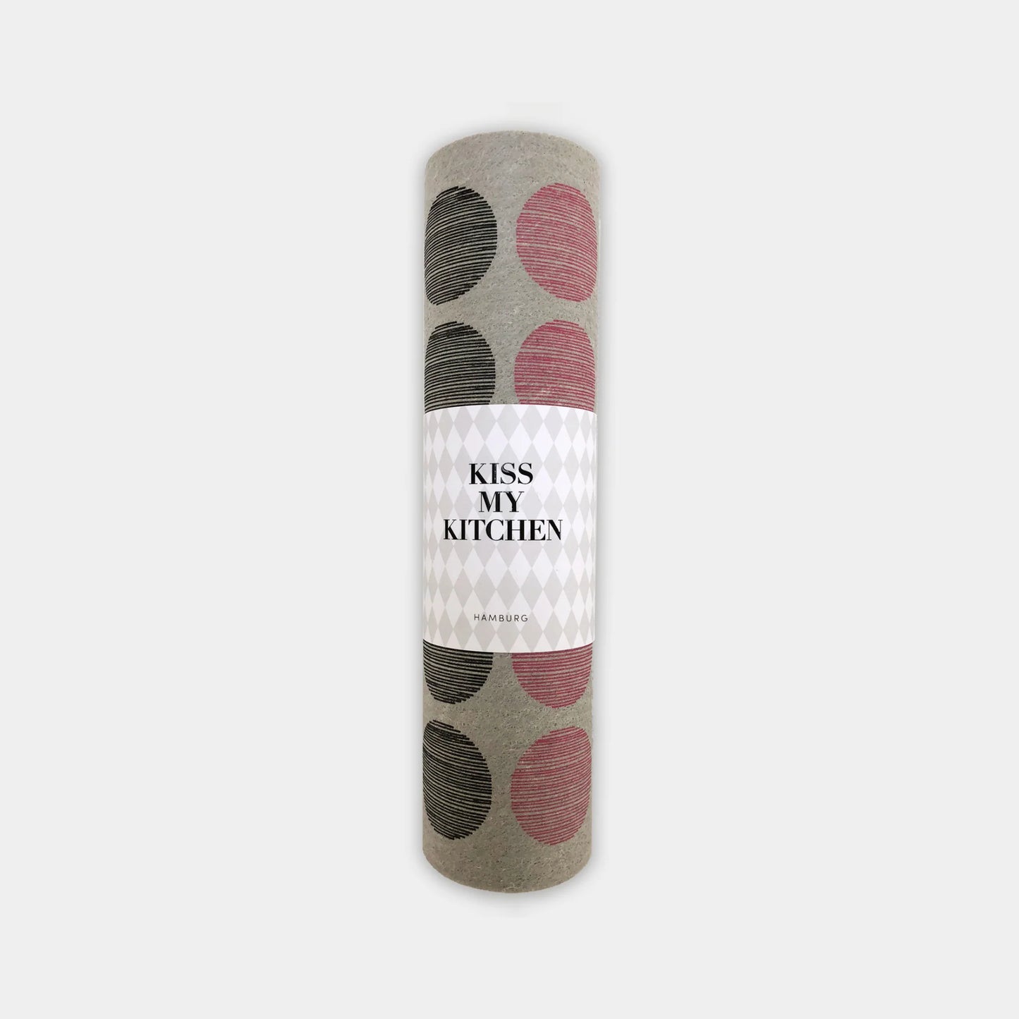 Schwammtuchrolle-Dots grau