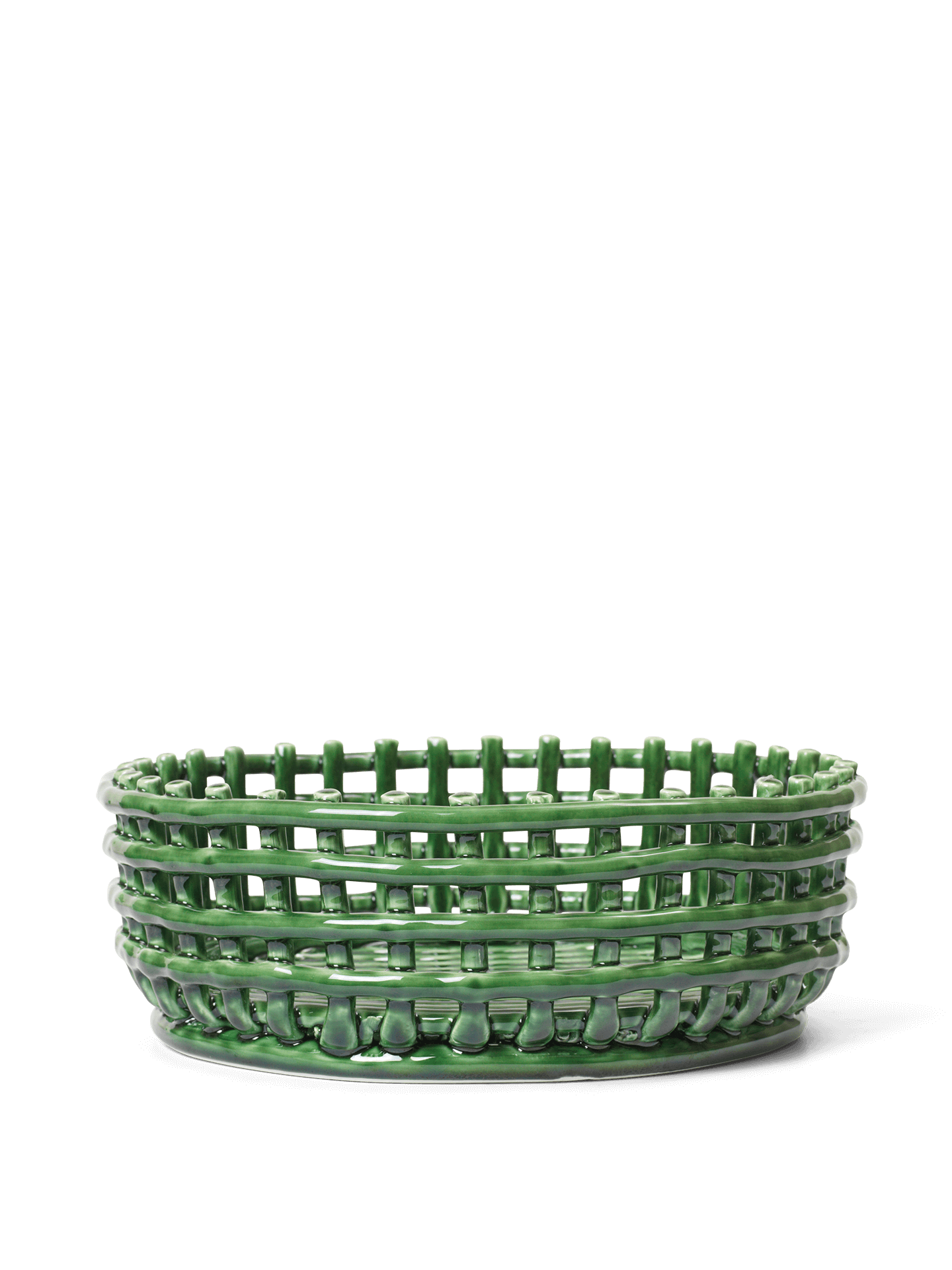 Ceramic Basket Centerpiece
