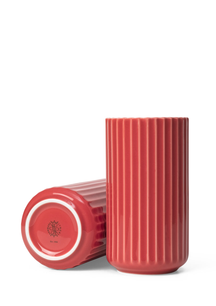 Lyngby Vase rot