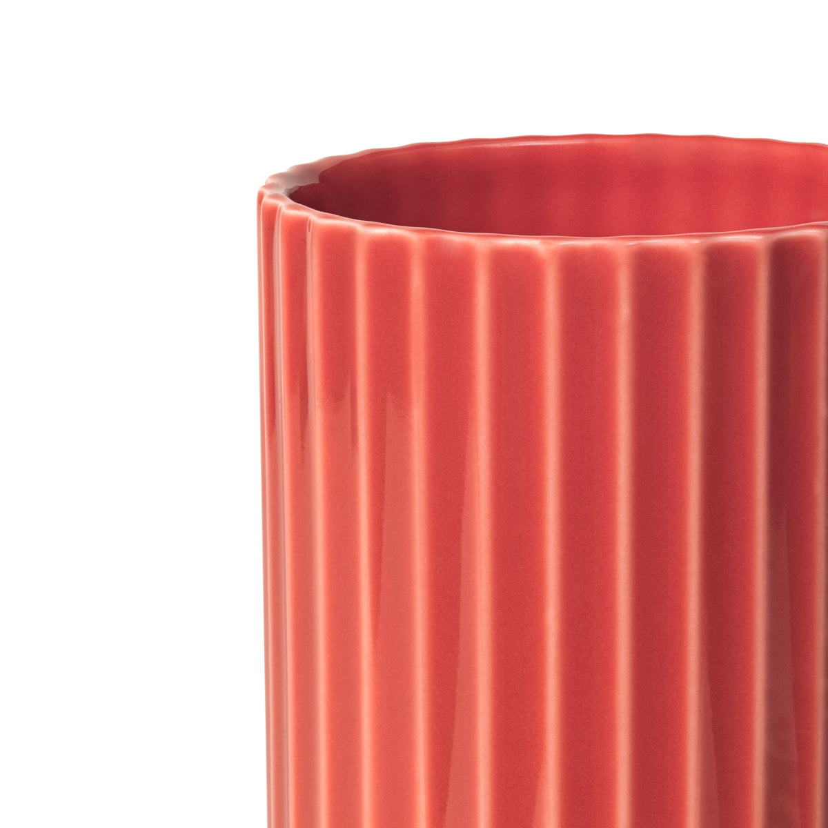 Lyngby Vase rot