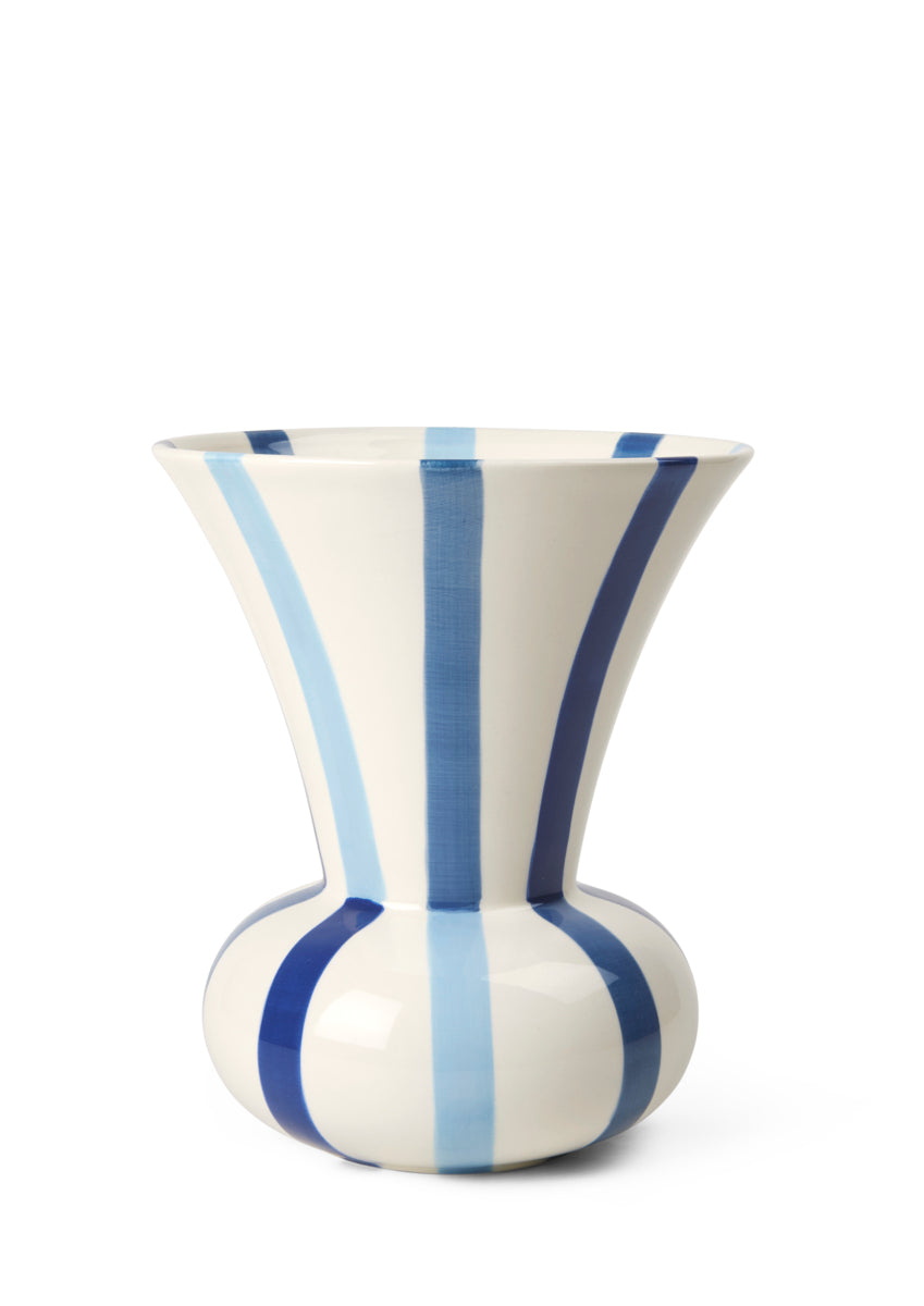 Signature Vase blau