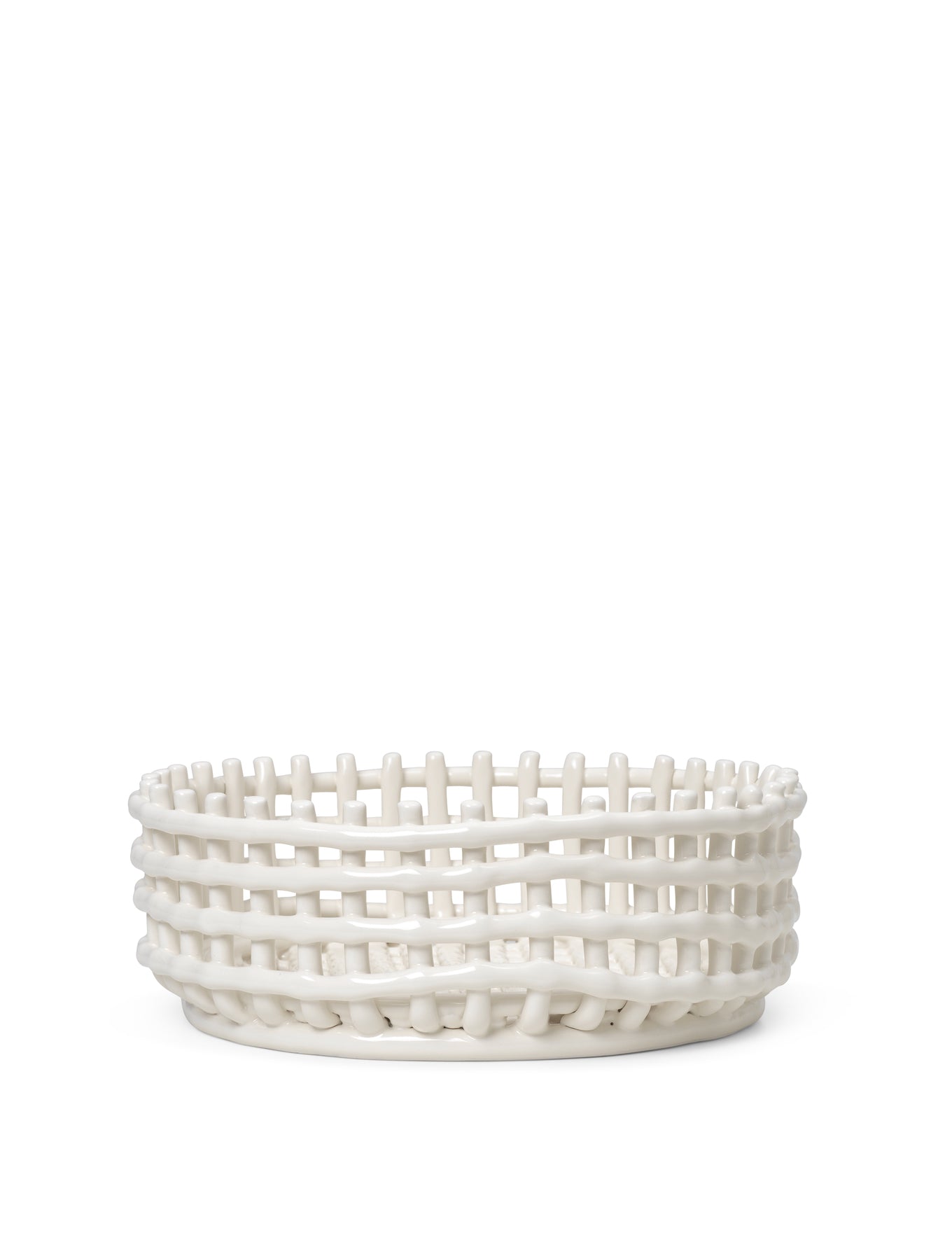 Ceramic Basket Centerpiece