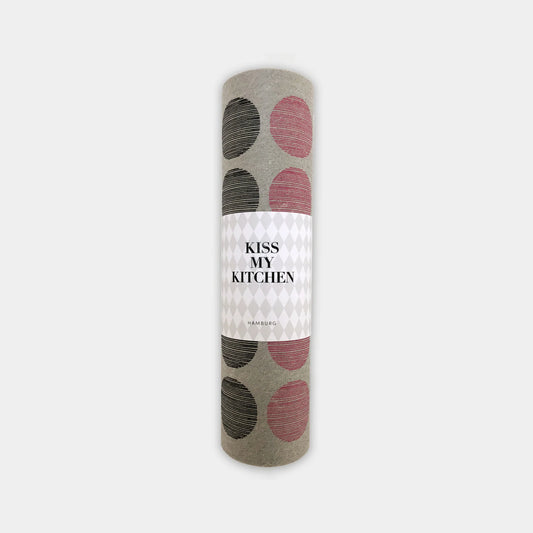 Schwammtuchrolle-Dots grau