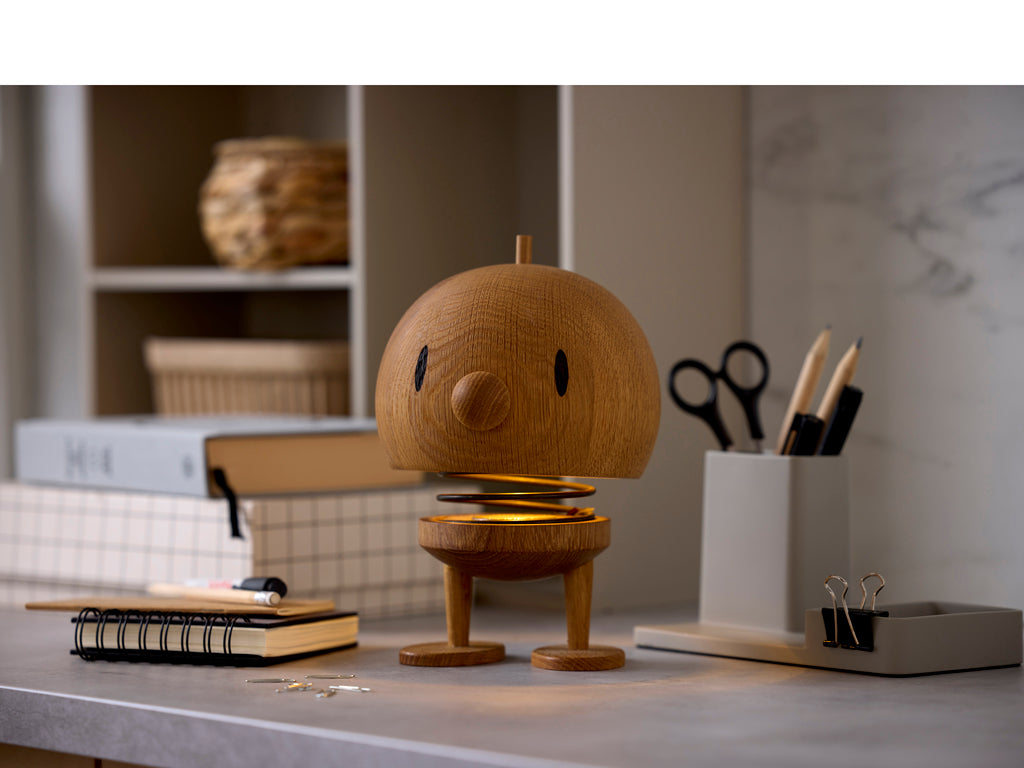 Hoptimist Holz Akku Lampe