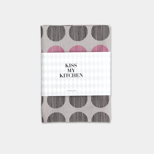 Geschirrtuch Dots grau