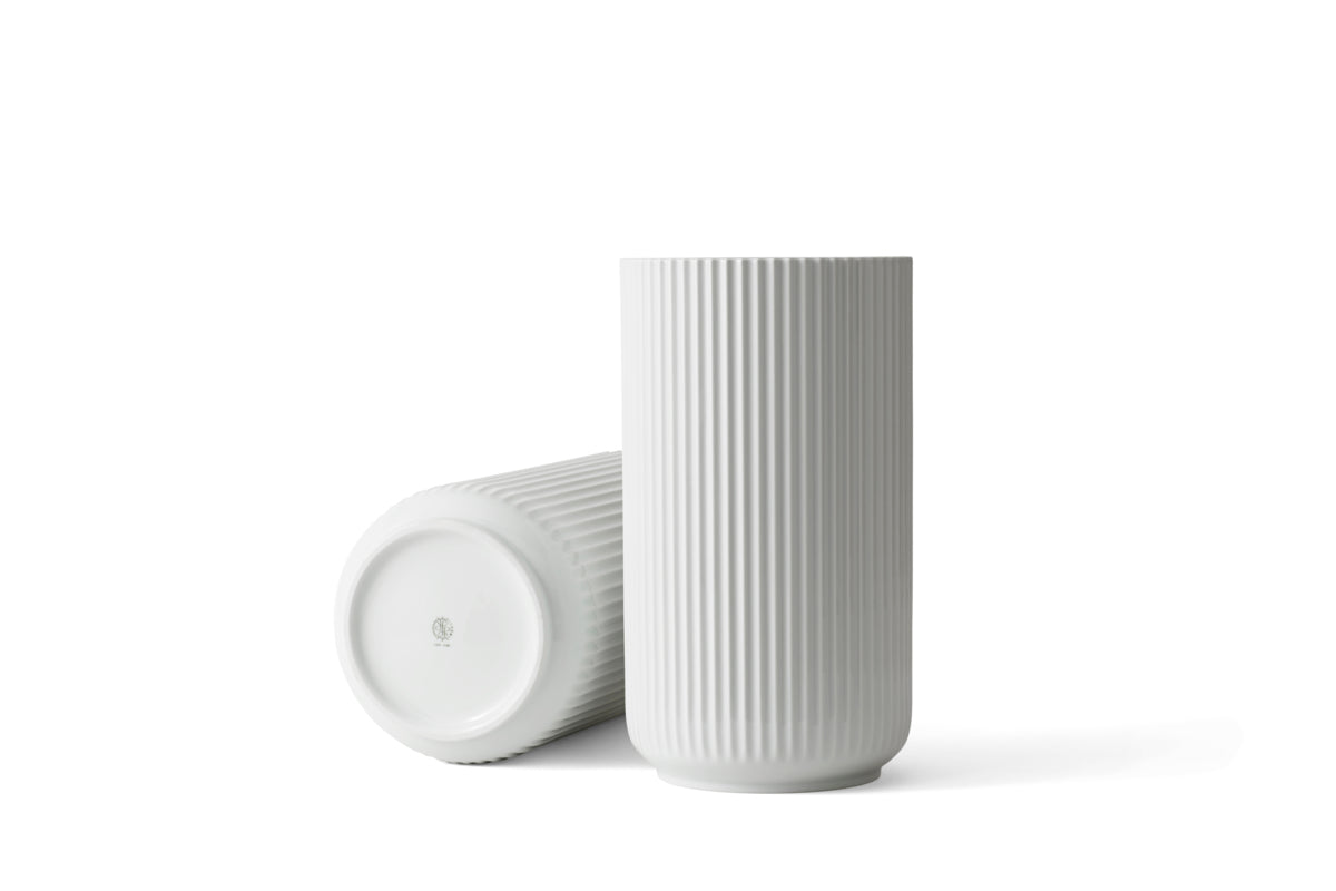 Lyngby Vase weiß matt