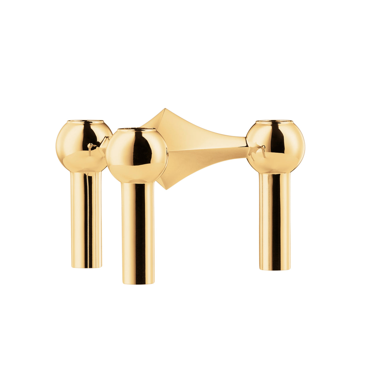 Kerzenhalter - Nagel gold