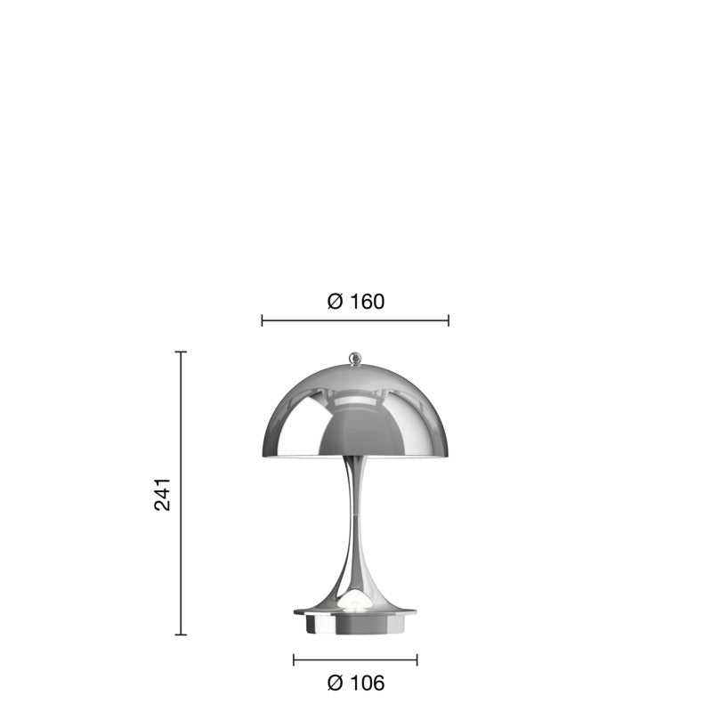 Panthella 160 Chrome V3