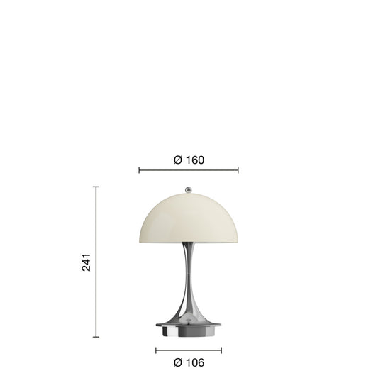 Panthella 160 Chrome V3